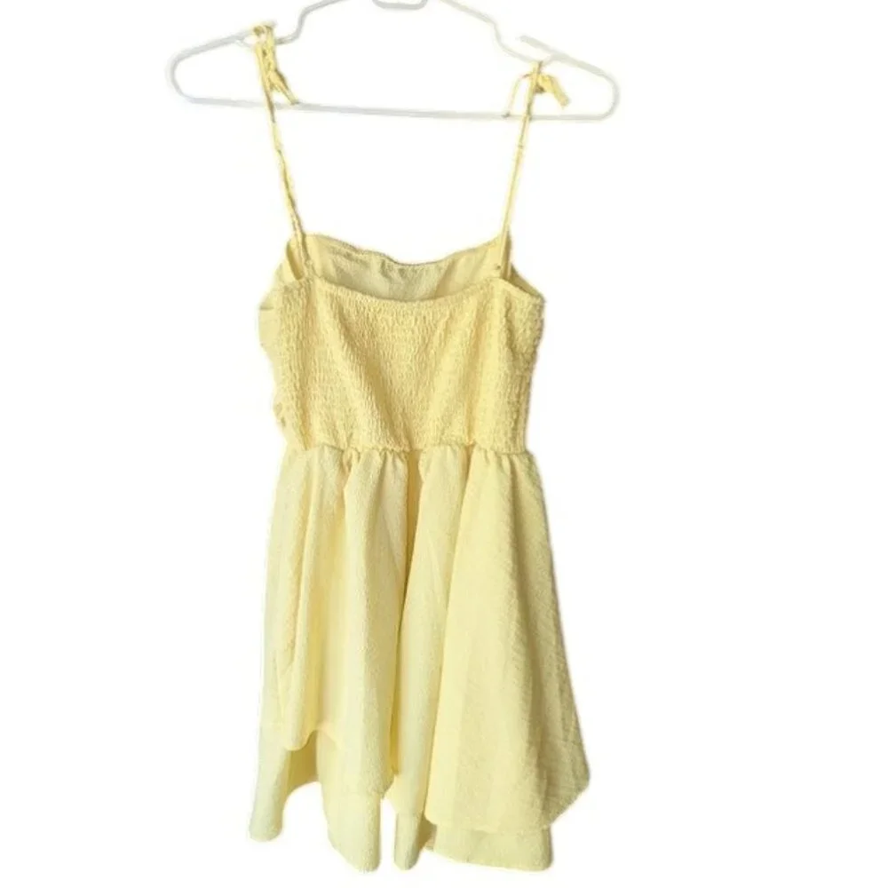 Shein Teen Crepe Ruched Smocked Back Short Layered Ruffled Short Easter Dress 15